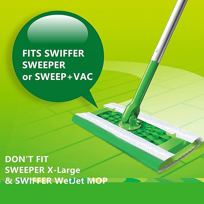 Wet Mopping Pad Refills for Swiffer Sweeper Wet Pads, Wet Sweepping Cloths