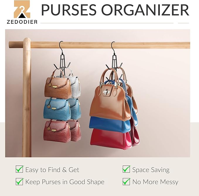ZEDODIER Purse Hanger Organizer