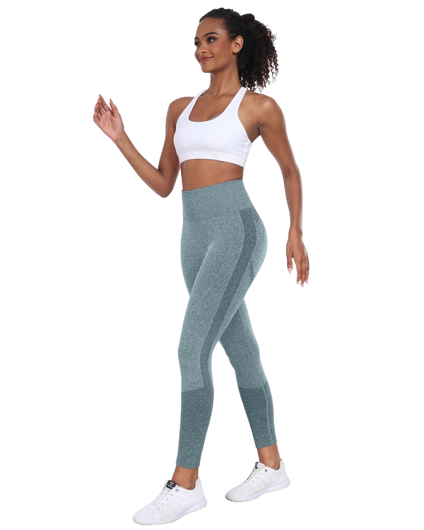 NORMOV Seamless Workout Butt Lifting Leggings - Booty Scrunch Gym Leggings for Women