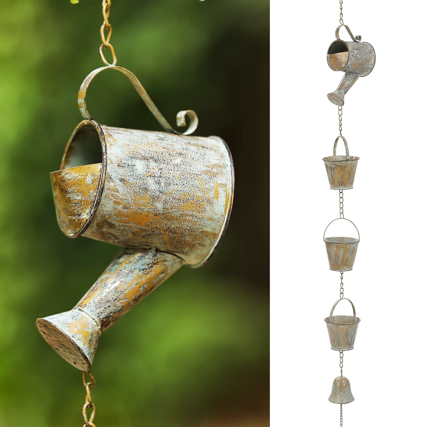 Jemeni 47" Outdoor Rain Chime & Garden Rain Bell Chime