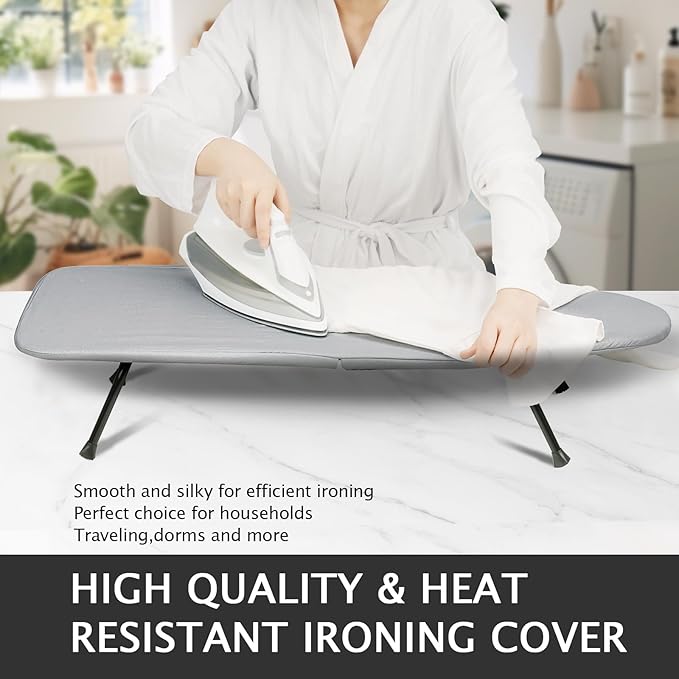 SheeChung Small Ironing Board 12"X32", Mini Ironing Board