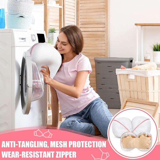 Shappy 6 Pieces Bra Washing Bag