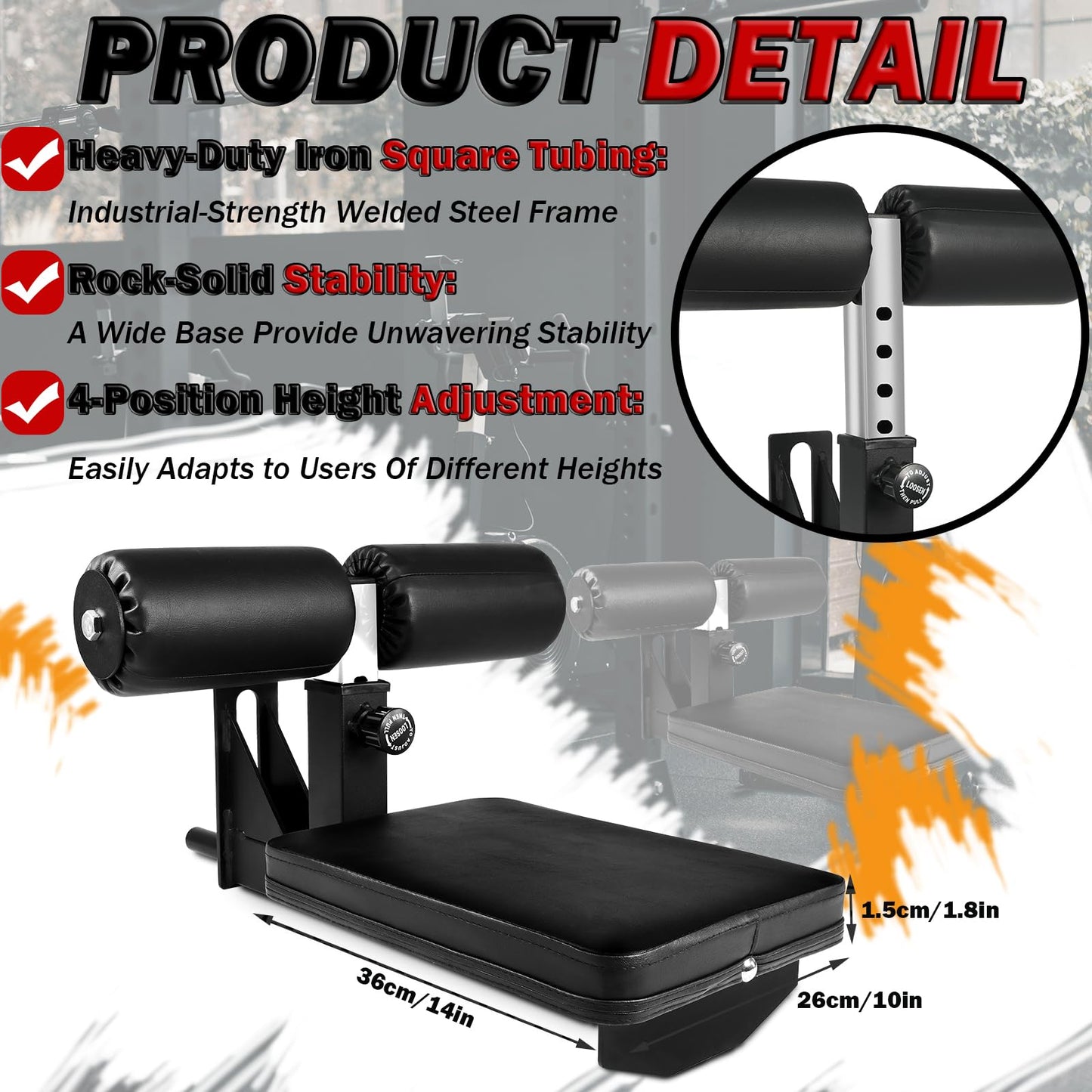 LAT Pull Seat - Adjustable Pull Down Seat Attachment -Converts Machine into LAT Pulldown Station