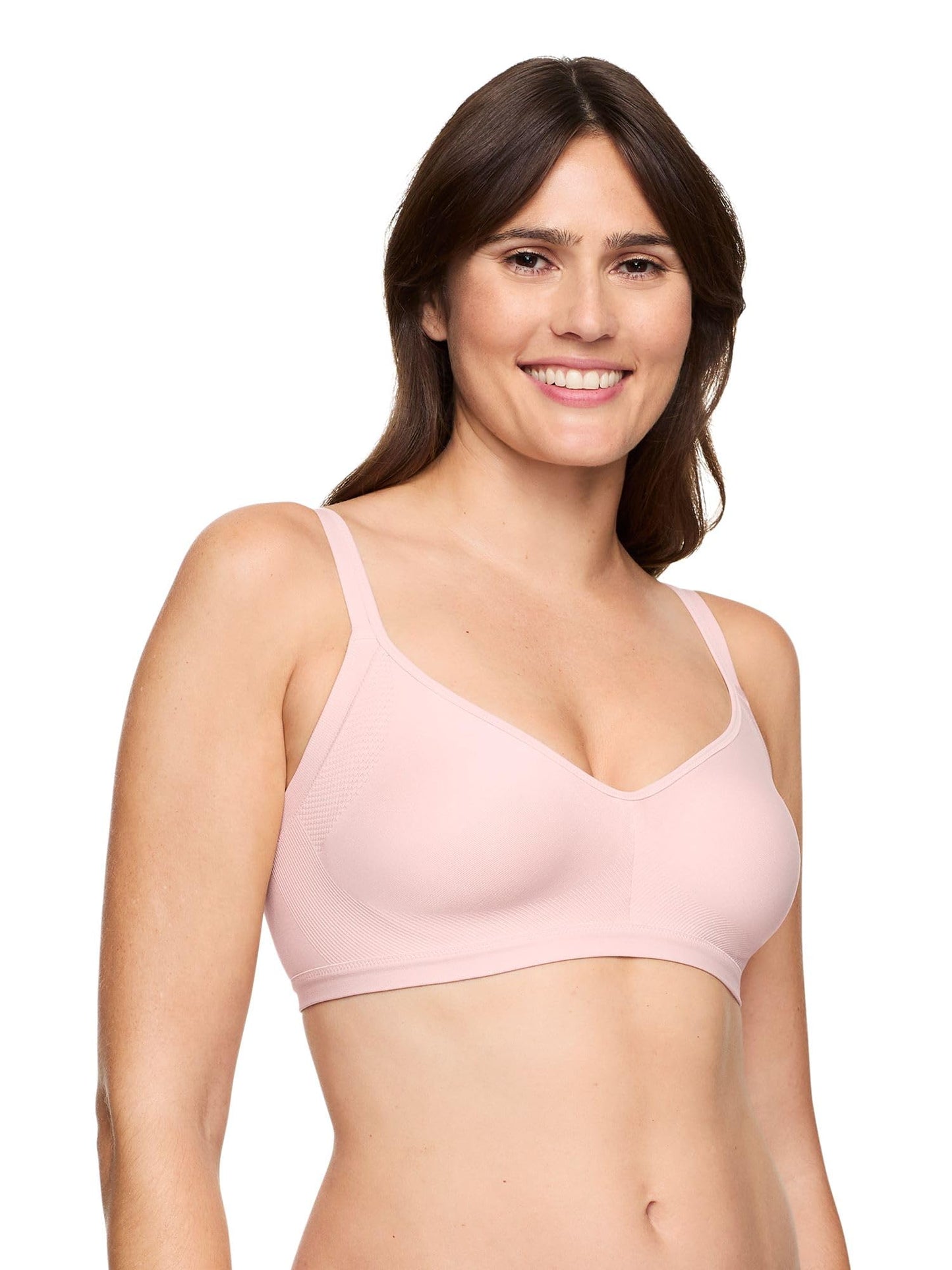 Warners Women's Blissful Benefits Underarm-smoothing With Seamless Stretch Wireless Lightly Lined Comfort Bra