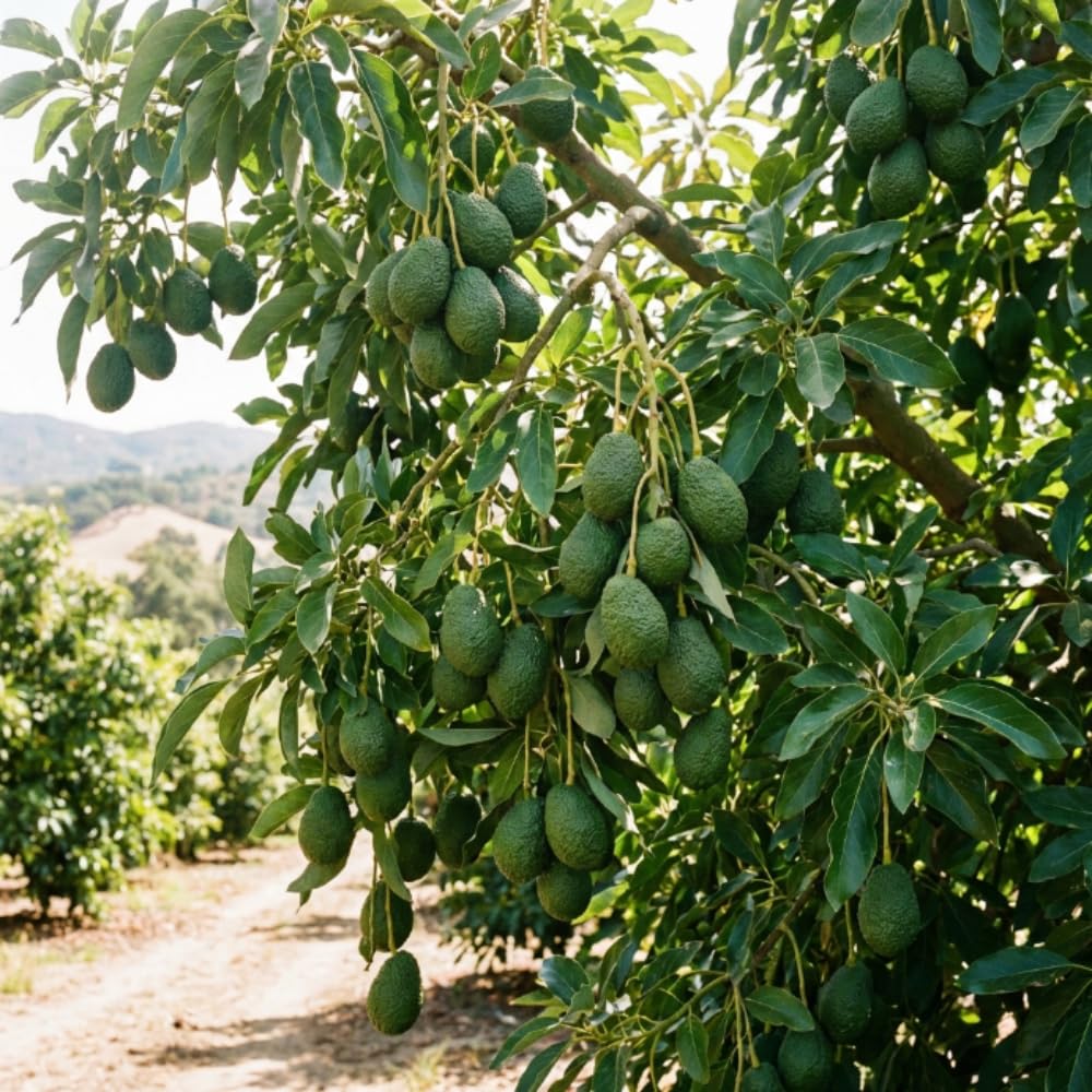 Super HASS Avocado Plant Live, Avocado Fruit Tree in 3 Gallon Pot, Cold Hardy Avocado Plant for Container or Garden, 1-2 Feet Tall, No Ship to CA