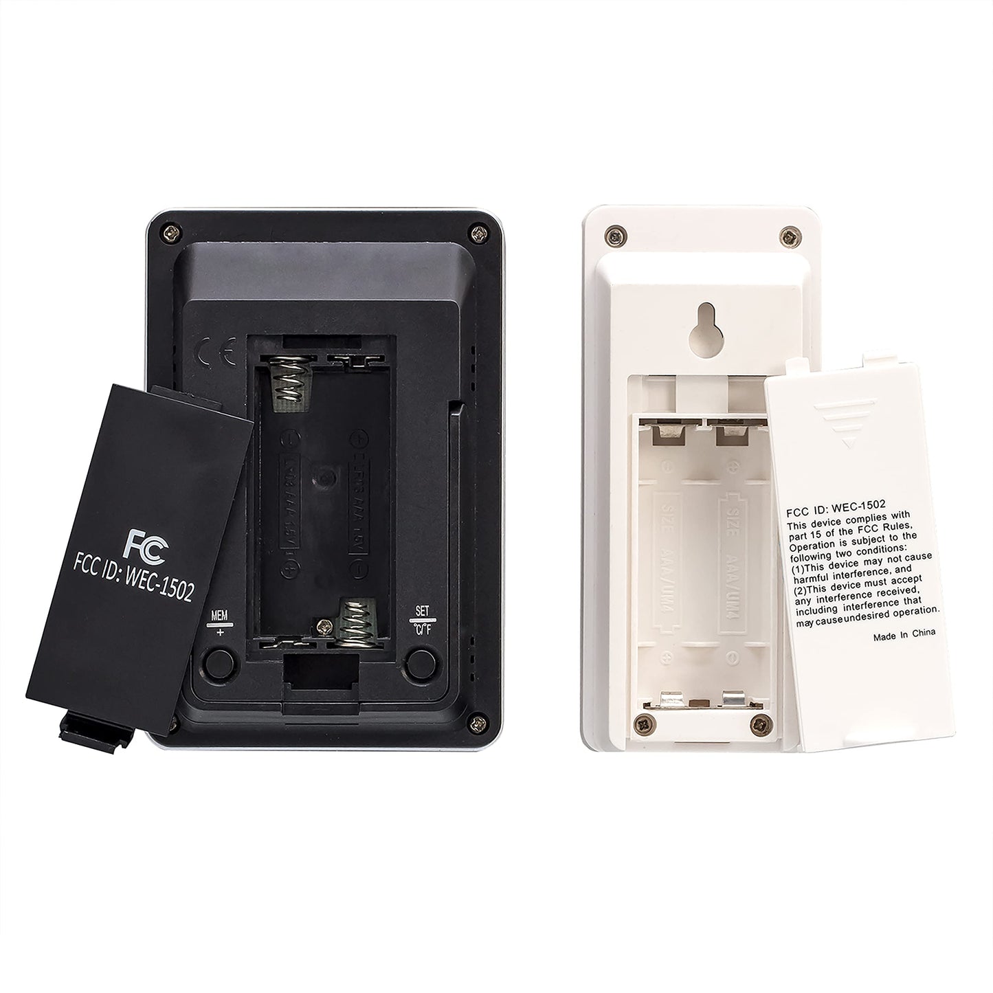 Taylor Wireless Digital Indoor Outdoor Thermometer, Easy to Read Numbers for Patio, Pool, and Indoor Areas, LCD, Black