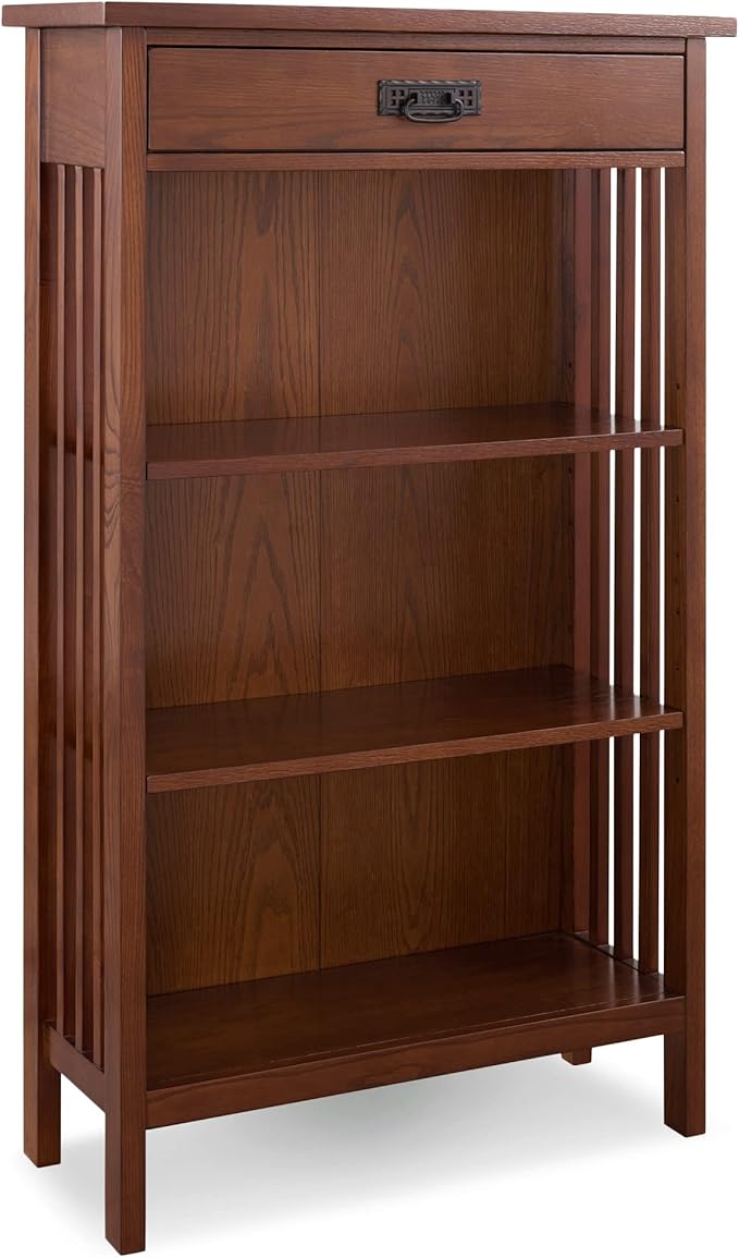 Leick Home 82262 Mission Mantel Height Bookcase
