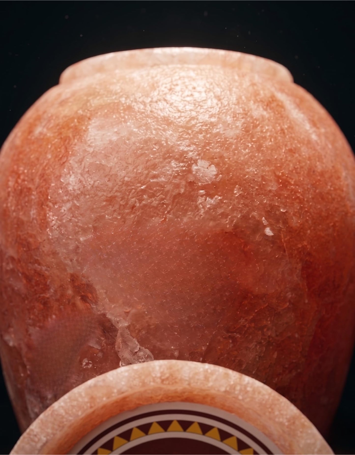 Handcrafted Pink Himalayan Salt Keepsake Urn for Human Ashes Male or Female