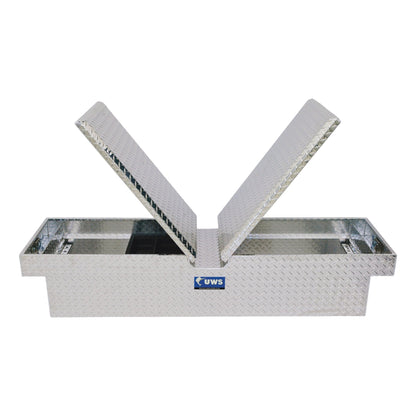 UWS EC10071 72-Inch Heavy-Wall Aluminum Gull Wing Truck Tool Box, RigidCore Lids