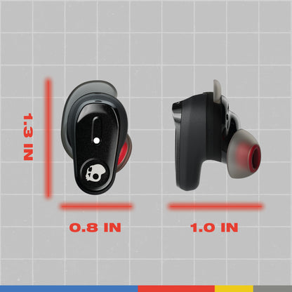 Skullcandy Method 360 ANC Wireless Earbuds, Sound by Bose, Bluetooth Headphones, Premium Noise Cancelling, Up to 40 Hrs Battery, Sweat and Water Resistant, Microphone for iPhone Android - True Black