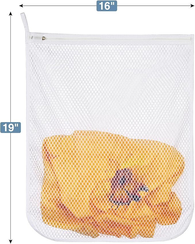 3 pcs Durable Honeycomb Mesh Laundry Bags