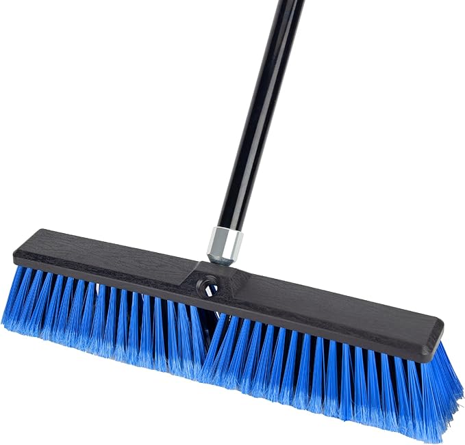 18 Inches Outdoor Push Broom Heavy Duty Shop Broom