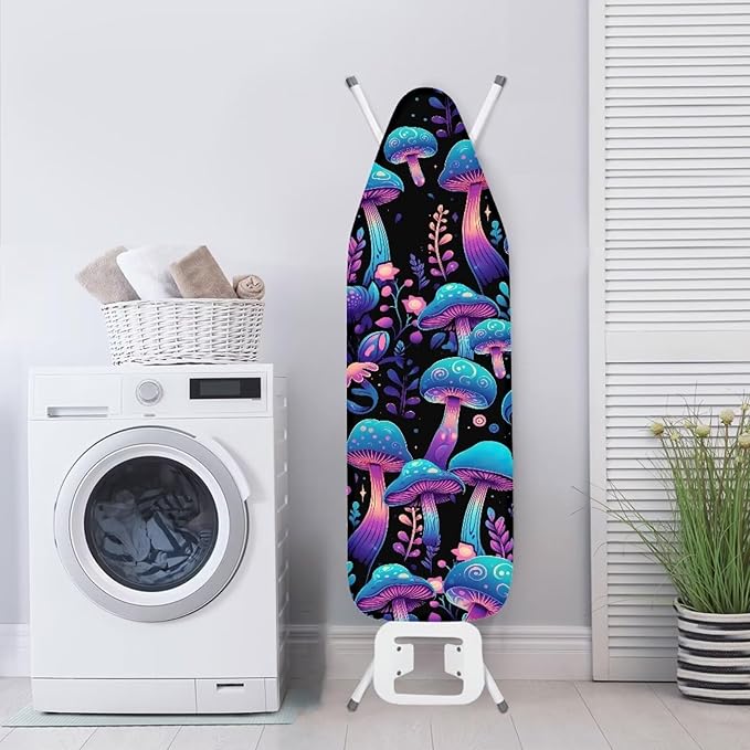 GLENLCWE Blue Mushroom Ironing Board Cover