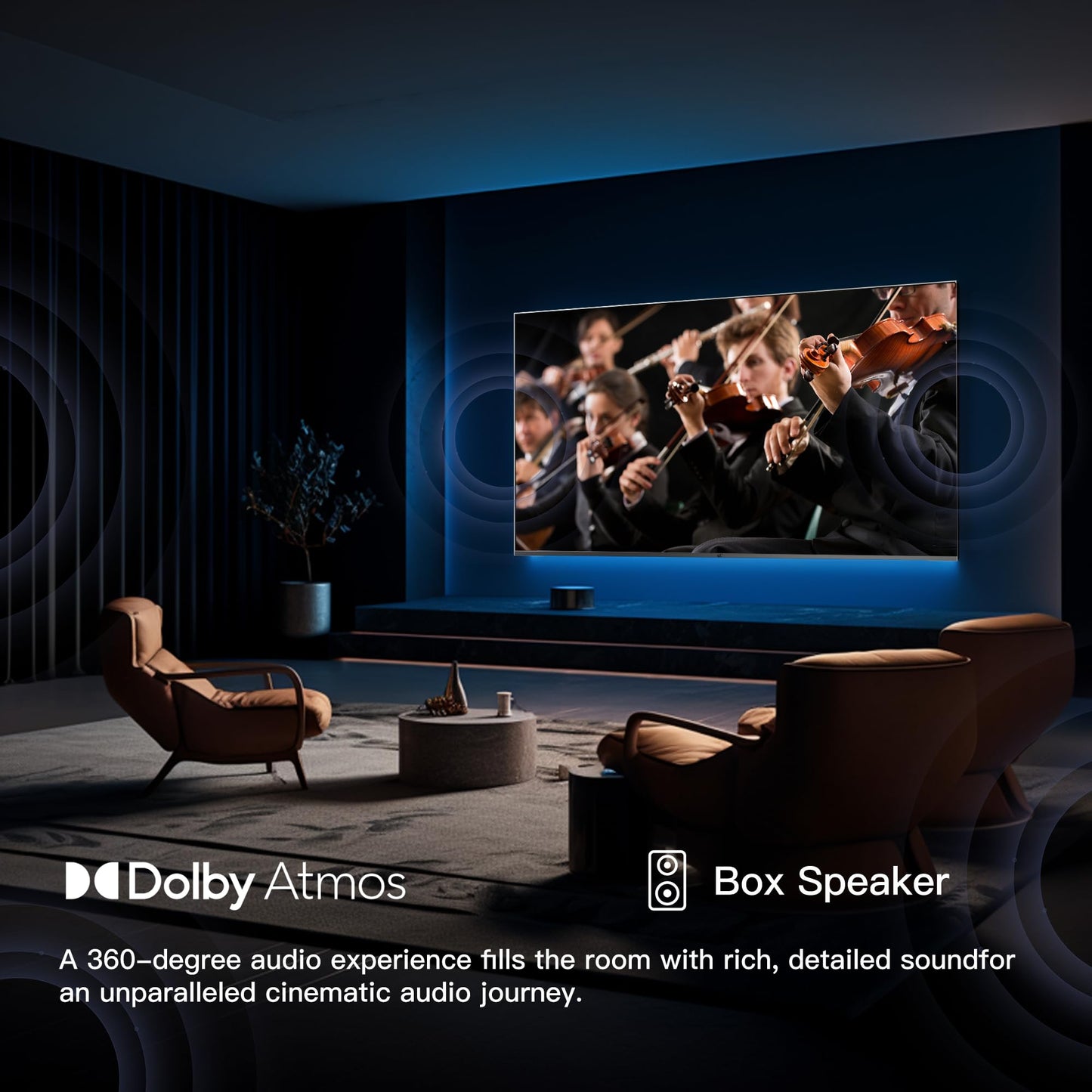 FPD 65 Inch Smart TV, 4K LED Google TV with Google Play Built-in Google Cast, HDR 10, Compatible with Dolby Atmos & Vision MEMC, Voice Assistant Remote, UHD Flat Screen Television (CG65-C3,2024)