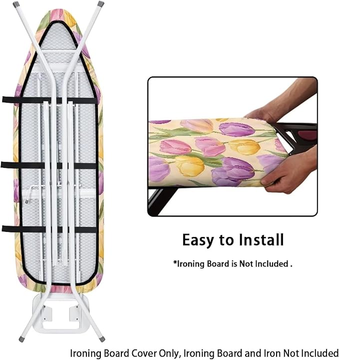 Tulip Ironing Board Covers Standard Size Soft Ironing Board Dust Cover Home