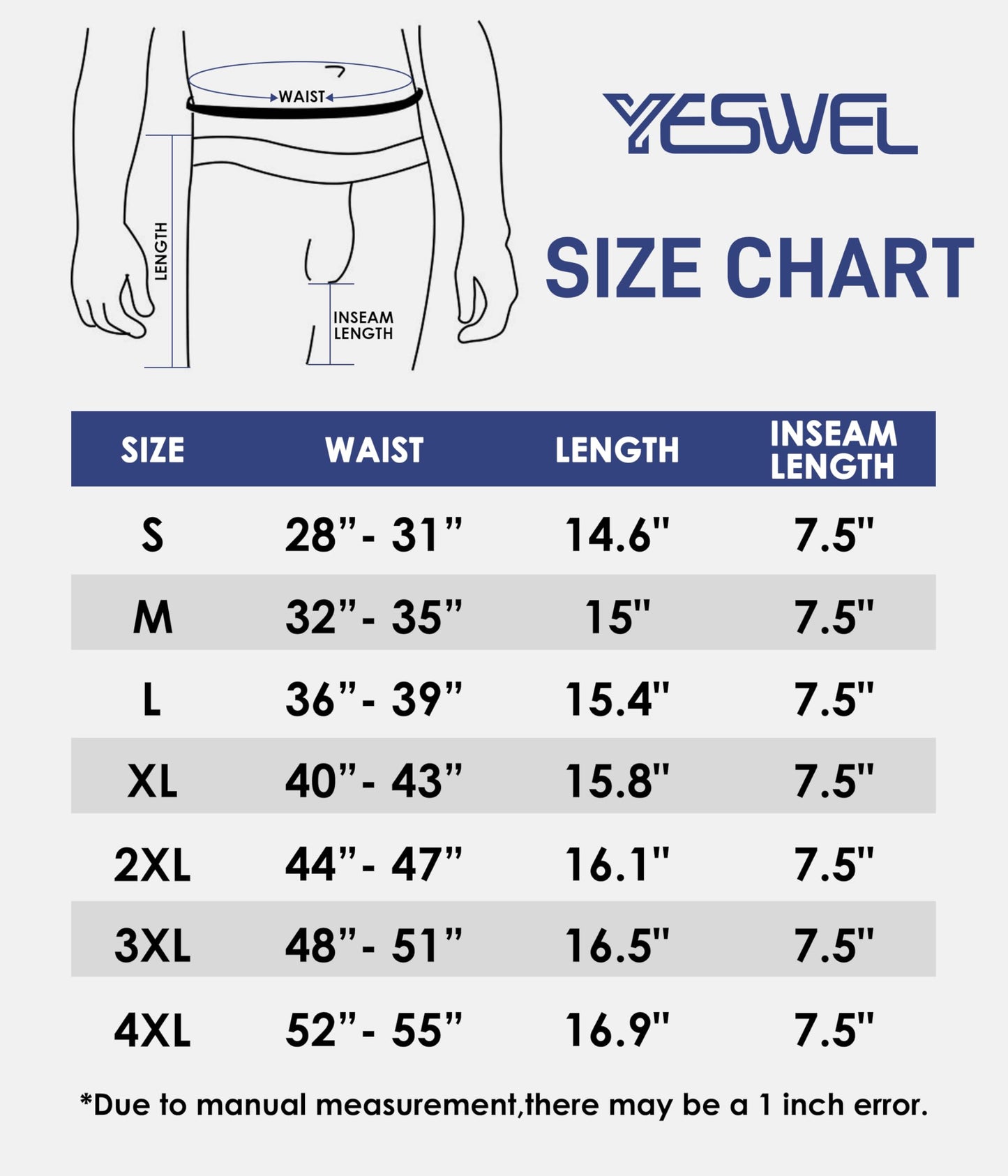 YESWEL Mens Boxers L, Longer Leg Bamboo Boxer Shorts with Fly, Anti - Chafing Underwear Trunks, No Itchy Labels Underpants Pack of 3 Black