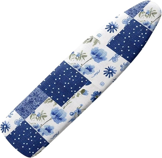 Sprowallow Flowers Ironing Board Cover Standard Size Scorch Resistant Padding