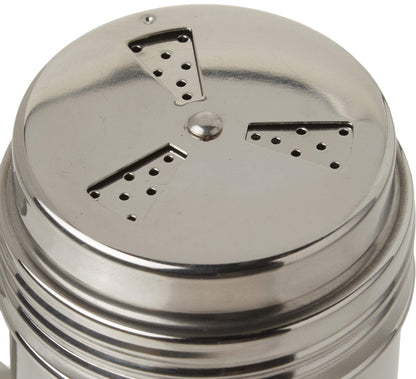 Tablecraft, 10 oz, Silver Stainless Steel Dry Rub Shaker with Handle, 10-Ounce (BBQ160H)