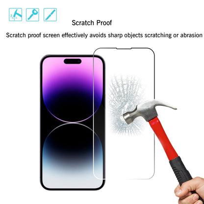 Ailun Screen Protector for iPhone 16 / iPhone 15 / iPhone 15 Pro [6.1 Inch] Display 3 Pack Tempered Glass, Dynamic Island Compatible, Case Friendly [Not for iPhone 16 Pro 6.3 Inch].