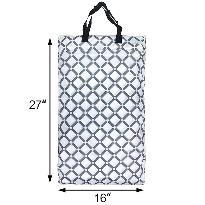 wegreeco Reusable Hanging Wet Dry Cloth Diaper Bag
