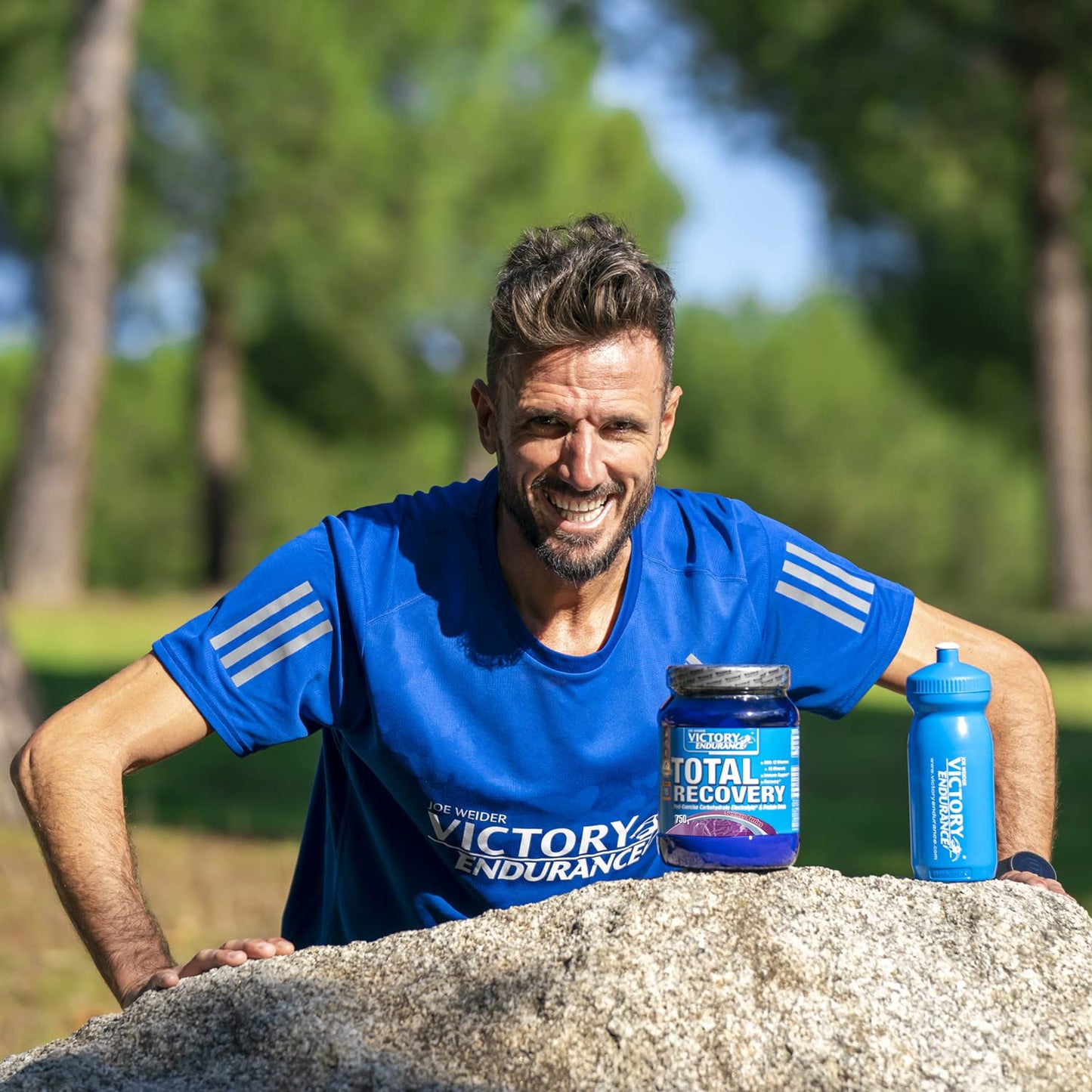 Victory Endurance Total Recovery (750g) Summer Berries Flavour; Maximizes Recovery After Training; Enriched with Electrolytes and Vitamins