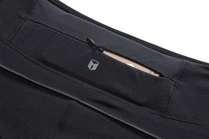 Tough Mode Womens 3" Lightweight Running WOD Volleyball Shorts Workout Mesh Liner Zip Pocket Black