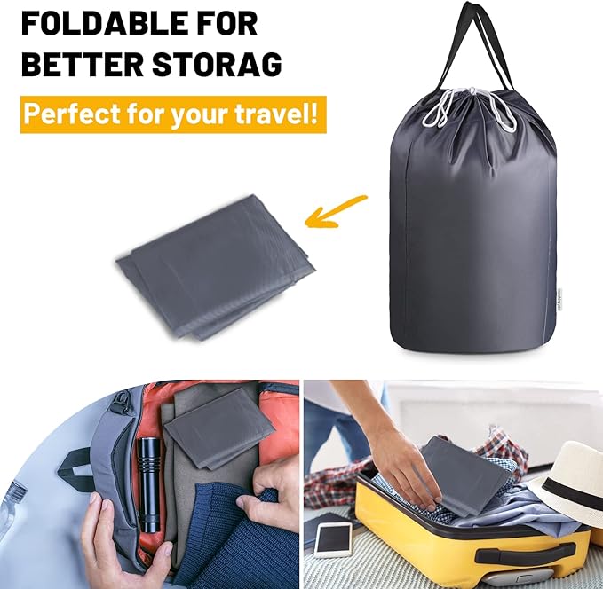 MCleanPin 140L Washable Laundry Bags