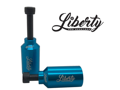 Liberty Pro Scooters - Aluminum Pegs with Axles (Light Blue)