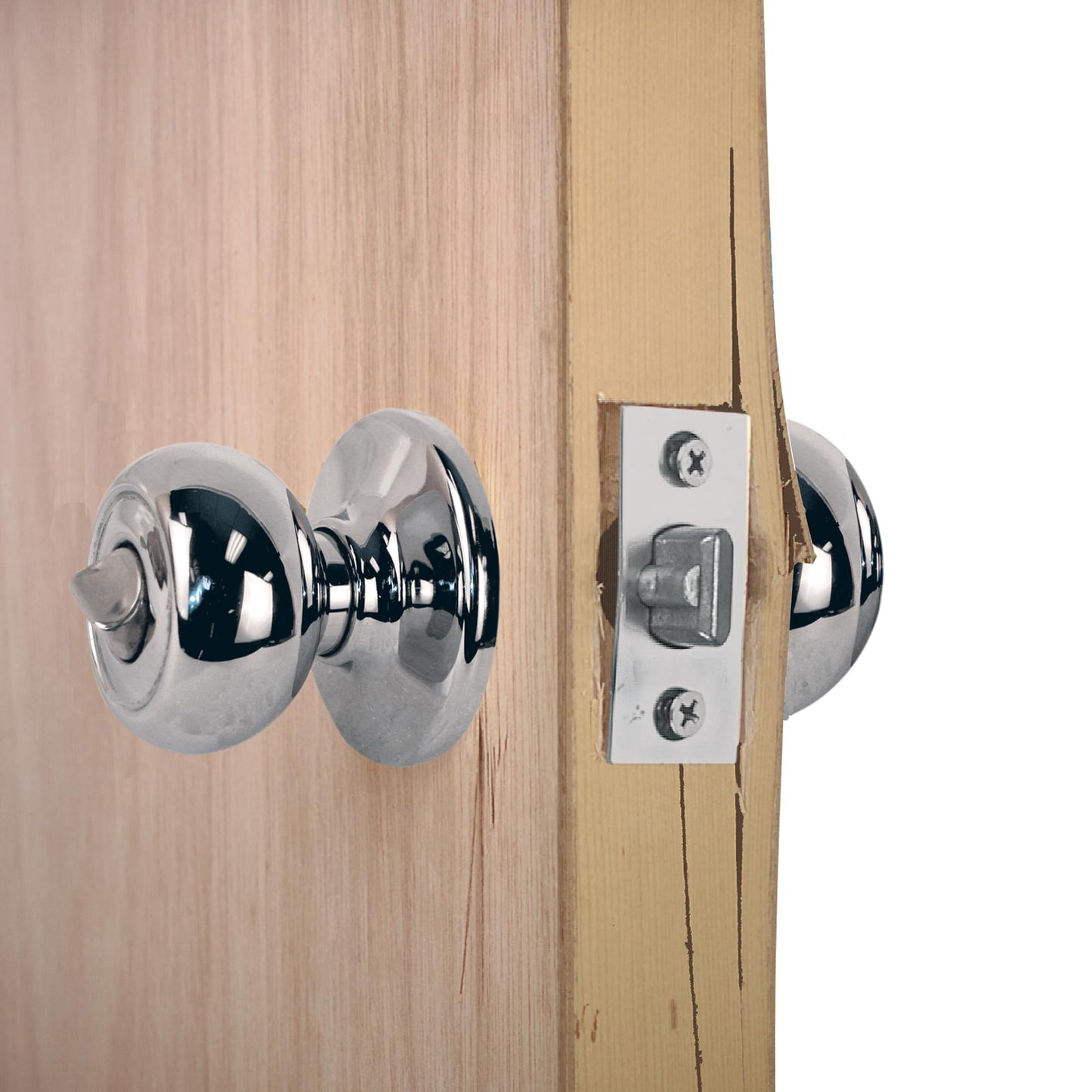 Prime-Line U 9588 Stainless Steel Lock and Door Reinforcement Plate for 1-3/4 In. Thick Doors, Stainless Steel Finish (Single Pack)