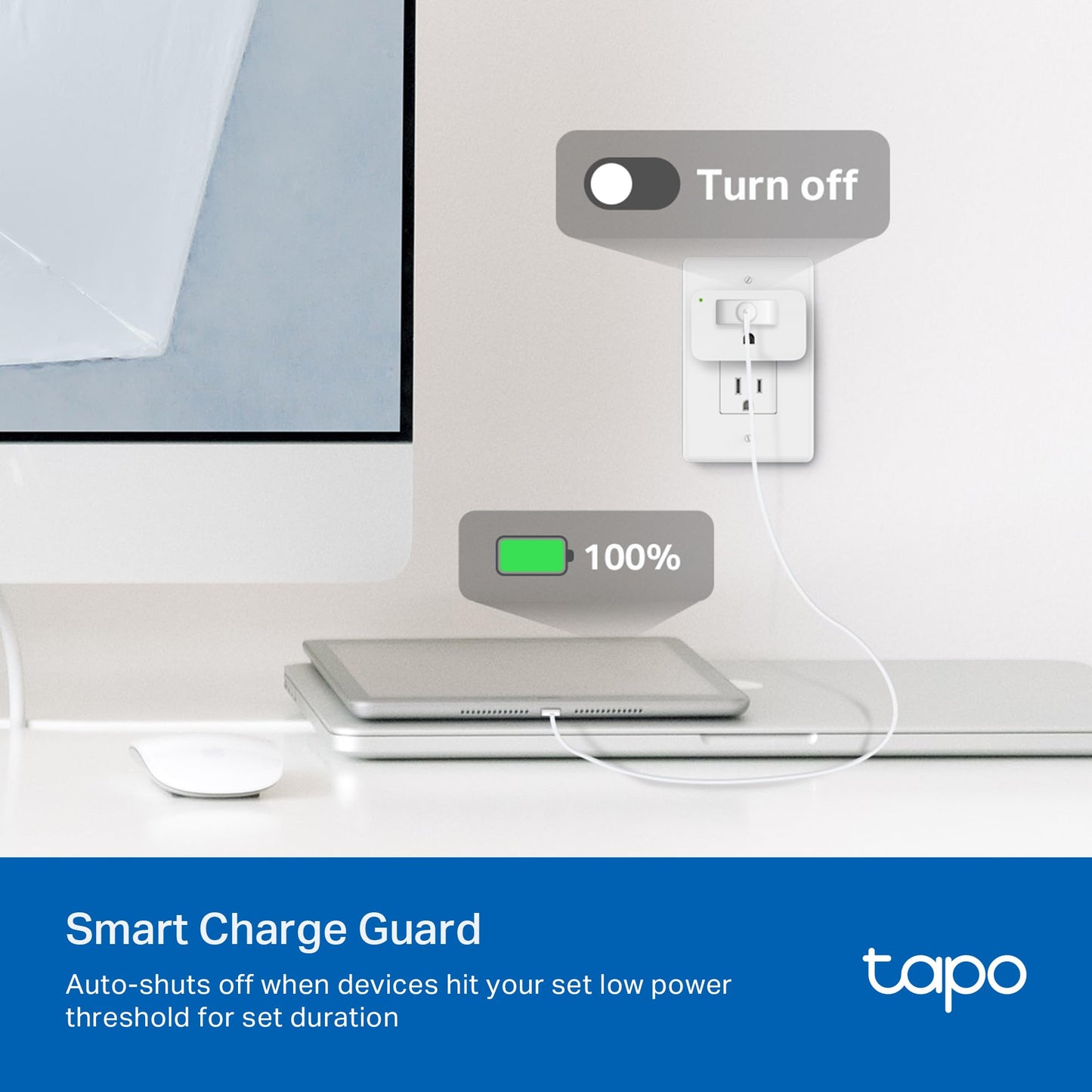TP-Link 𝗧𝗮𝗽𝗼 Smart Plug Wi-Fi Mini, Energy Monitoring, Compatible with Alexa & Google Home & Samsung SmartThings, Timer, 15A/1800W Max, ETL Certified, 2.4G Wi-Fi Only, Tapo P115(4-Pack)