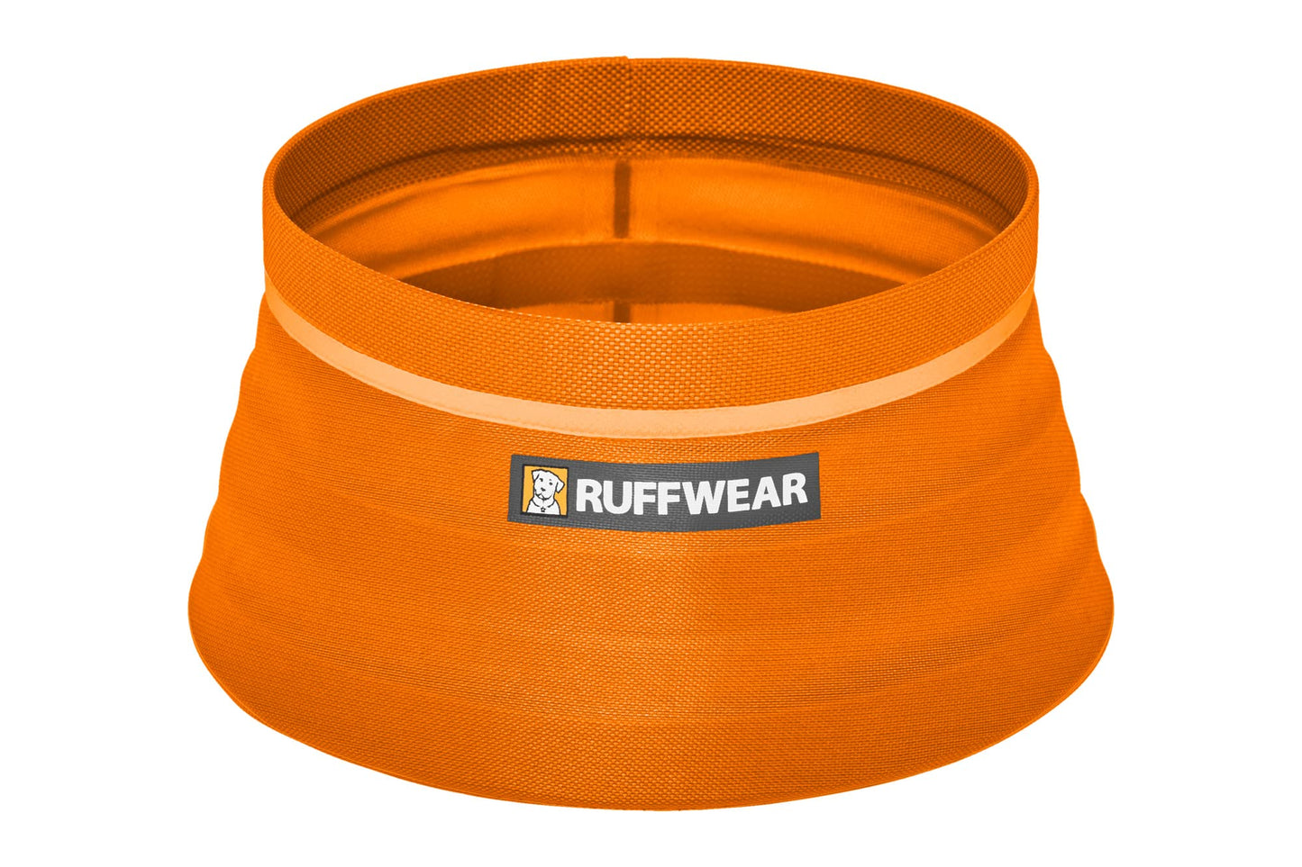 Ruffwear, Bivy Bowl Collapsible Ultralight and Packable Dog Bowl, Salamander Orange, Medium