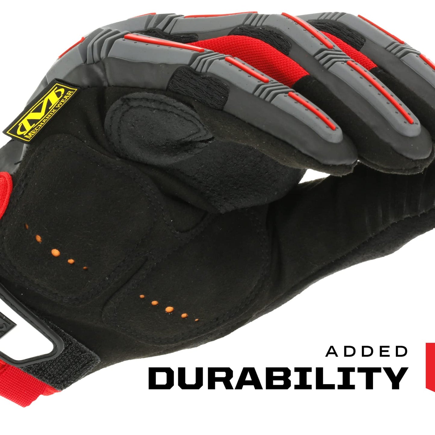 Mechanix Wear - M-Pact Work Gloves (Large, Black/Red)