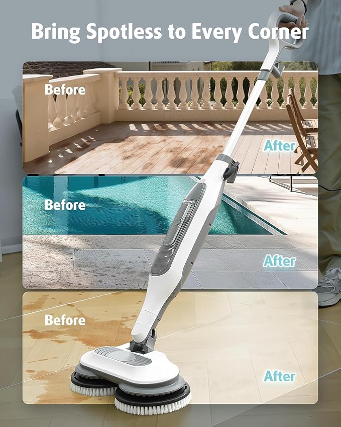 AIR U+ Newly Upgraded Steam Mop Replacement Brush Pads
