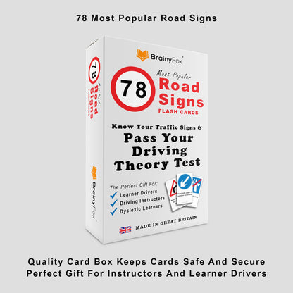 2025 Driving Theory Test Kit: Includes The Official Highway Code 2025 Book UK, Know Your Traffic Signs Book & 78 Road Signs Flash Cards. 16th, 17th, 18th Birthday Gifts for Teenagers Girls & Boys