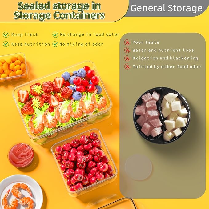 50 PCS Food Storage Containers