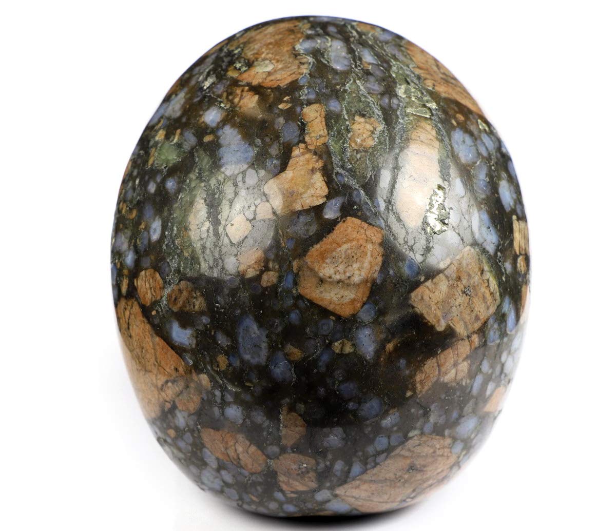 Skullis 5.0” Que Sera Stone Crystal Skull, Hand Carved Gemstone Fine Art Sculpture, Reiki Healing Stone Statue.915.