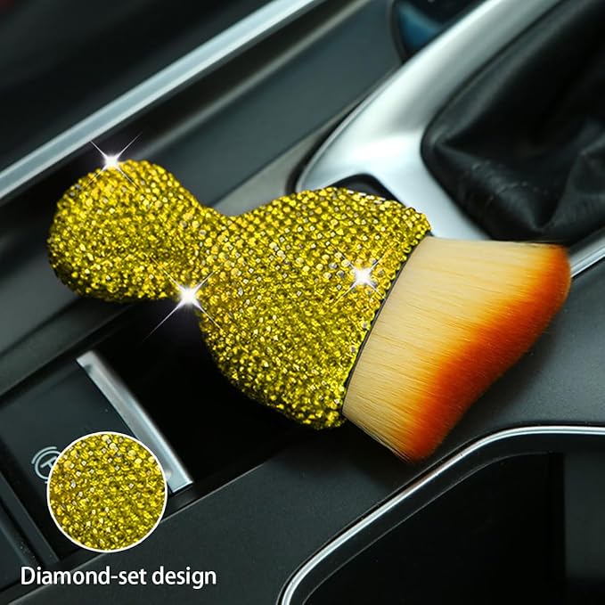 zipelo Auto Interior Dust Brush, Car Detailing Cleaning Brush