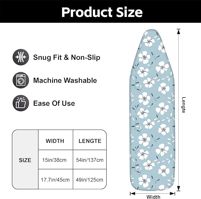 Ironing Board Cover, Standard Size Iron Board Covers