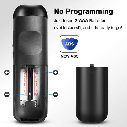 (Pack of 2) Replaced Remote Control Only for Roku TV Compatible with TCL Roku/for Hisense Roku/for Insignia Roku/for Onn Roku Smart TV (Not for Roku Stick and Box)