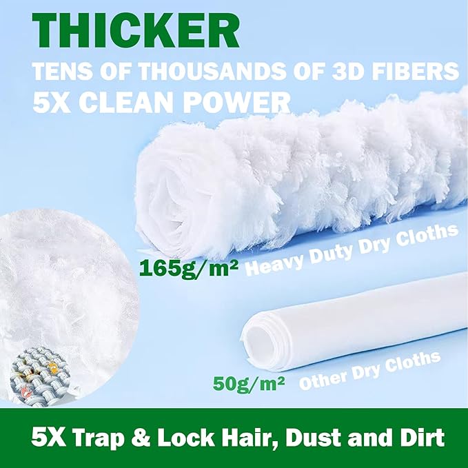 Heavy Duty Dry Sweeping Cloth Refills