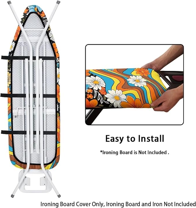 Hippie Floral Ironing Board Cover