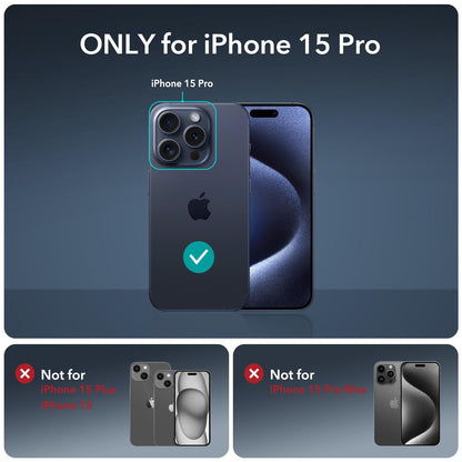 ESR 3 Pack for iPhone 16 Pro Max Screen Protector, [9H Hardness] [Military Grade Shatterproof] Tempered Glass Film with Flawless Fit Tray, HD Clear, Scratch Resistant
