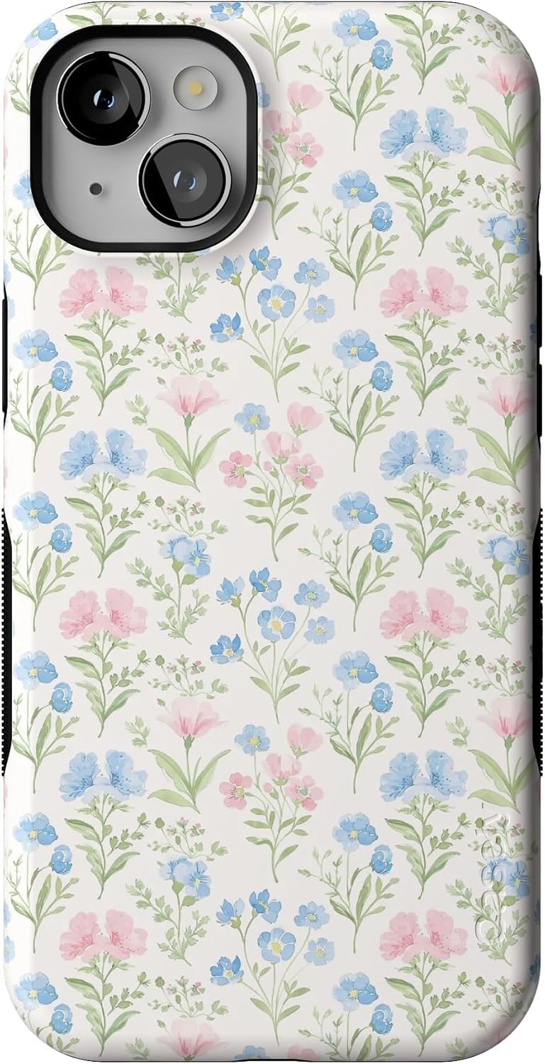 Casely iPhone 14 Case | Pastel Garden | Sunday Best | Compatible with MagSafe | Bold Protective Design