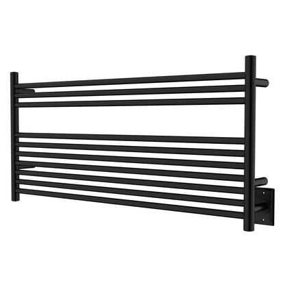 HEATGENE Towel Warmer Wall-Mounted Hardwired Heated Towel Rack Hot Towel Bar Brushed