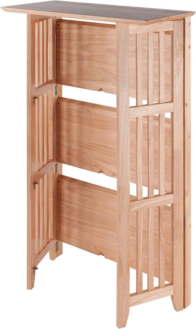 Winsome Mission Beech Wood 4-Tier Shelf
