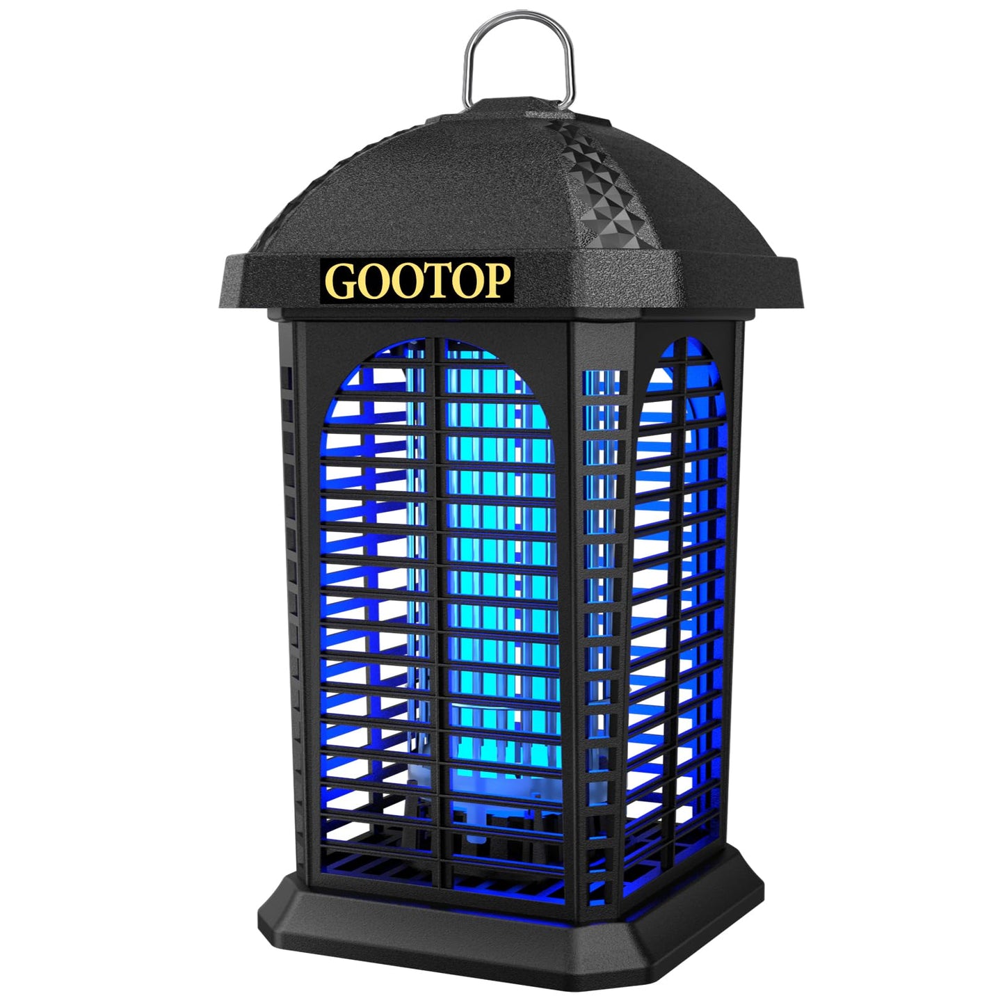 Bug Zapper Indoor Outdoor, 4200V Electric Mosquito Zapper, Bug Zapper Outdoor, Fly Traps, Fly Zapper, Mosquito Killer Indoor 3 Prong Plug, 90-130V, ABS Plastic Outer