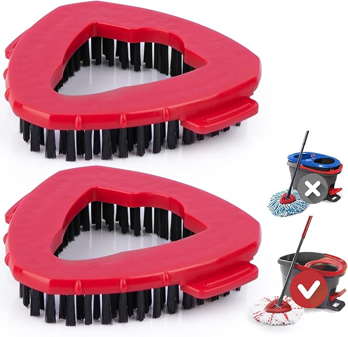 Mop Brush for O-Cedar EasyWring 1 Tank System, Scrubber Brush Replacement Head