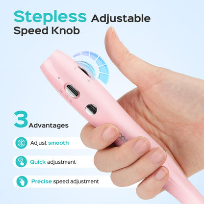 COSLUS Cordless Electric Nail Drill File: Nail Drill Machine with Stepless Speed Knob for Acrylic Gel Dip Powder Polish, Professional Portable Manicure Pedicure Rechargeable for Home Salon Use Purple