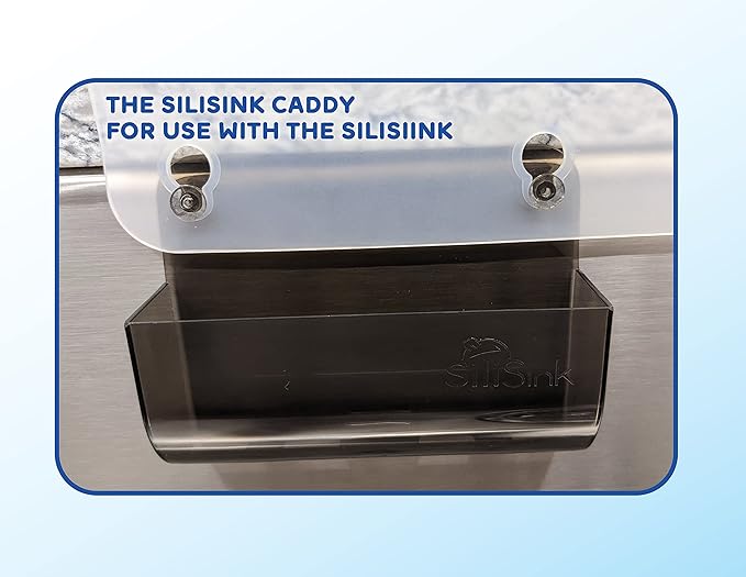 SiliSink Sponge Caddy for Kitchen Counter