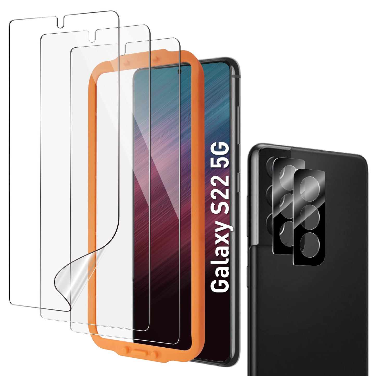 AACL 3-Pack for Samsung Galaxy S25 Ultra Screen Protector Tempered Glass, 9H Glass for S25 Ultra Screen Protector 5G, [Fast Alignment Tool] [Bubble Free] [6.9 Inch]